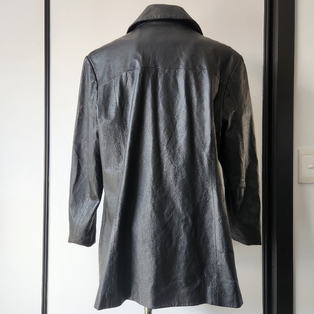 Vintage leather jacket - Picture 3 of 3